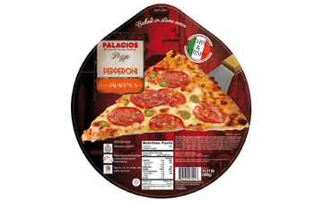 Pizza Peperoni und Jalapeo