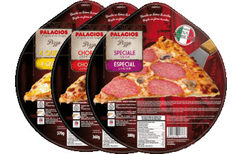 Tiefgekhlte Pizzas im Standardformat - 27 cm