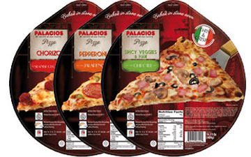 Tiefgekhlte Pizzas im Standardformat - 27 cm USA