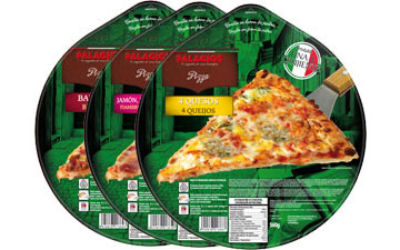 Tiefgekhlte Pizzas im Familienformat - 32 cm Allgemein